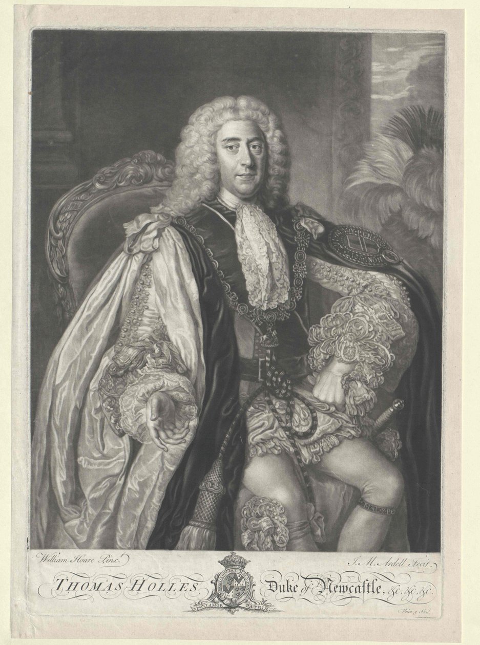 Thomas Pelham-Holles, Duke of Newcastle by Artist Unknown