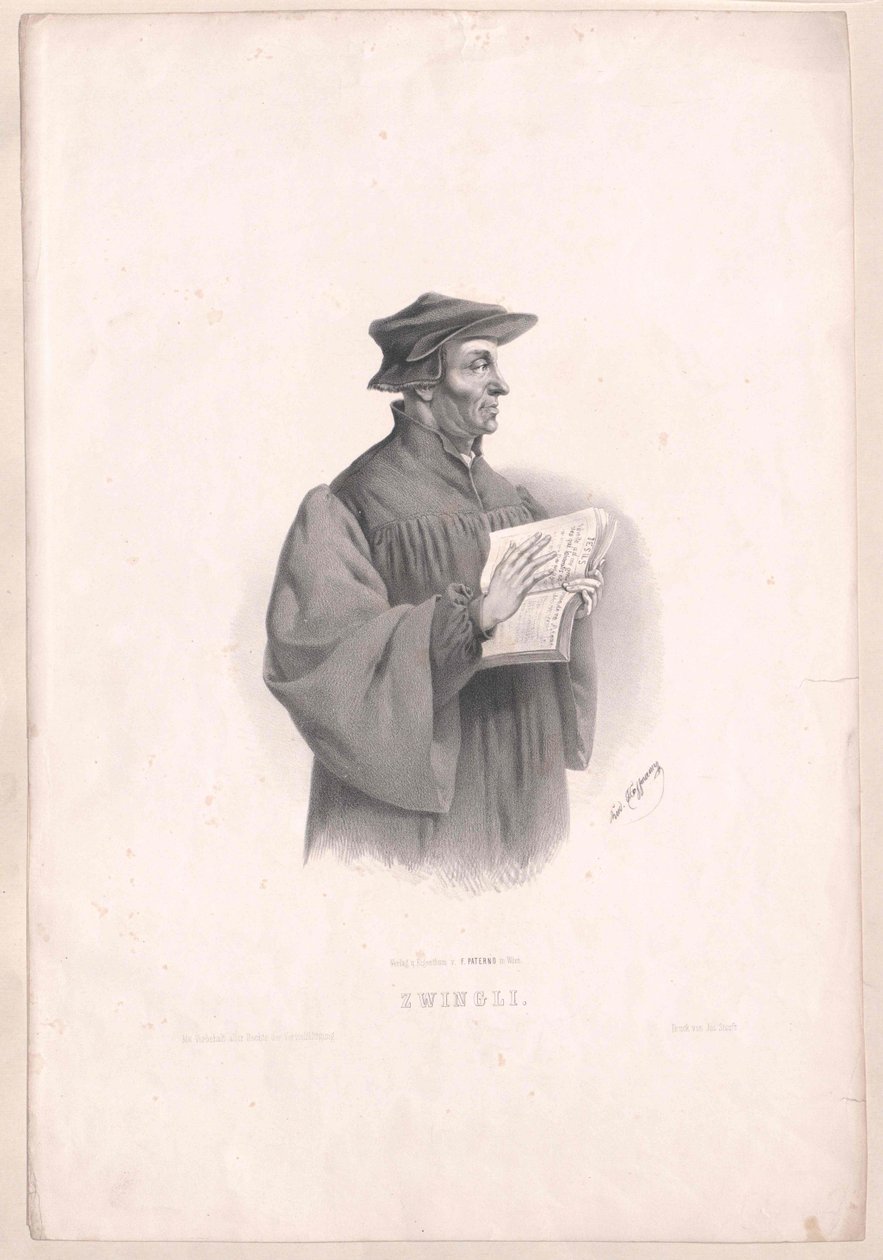 Ulrich Zwingli by Artist Unknown