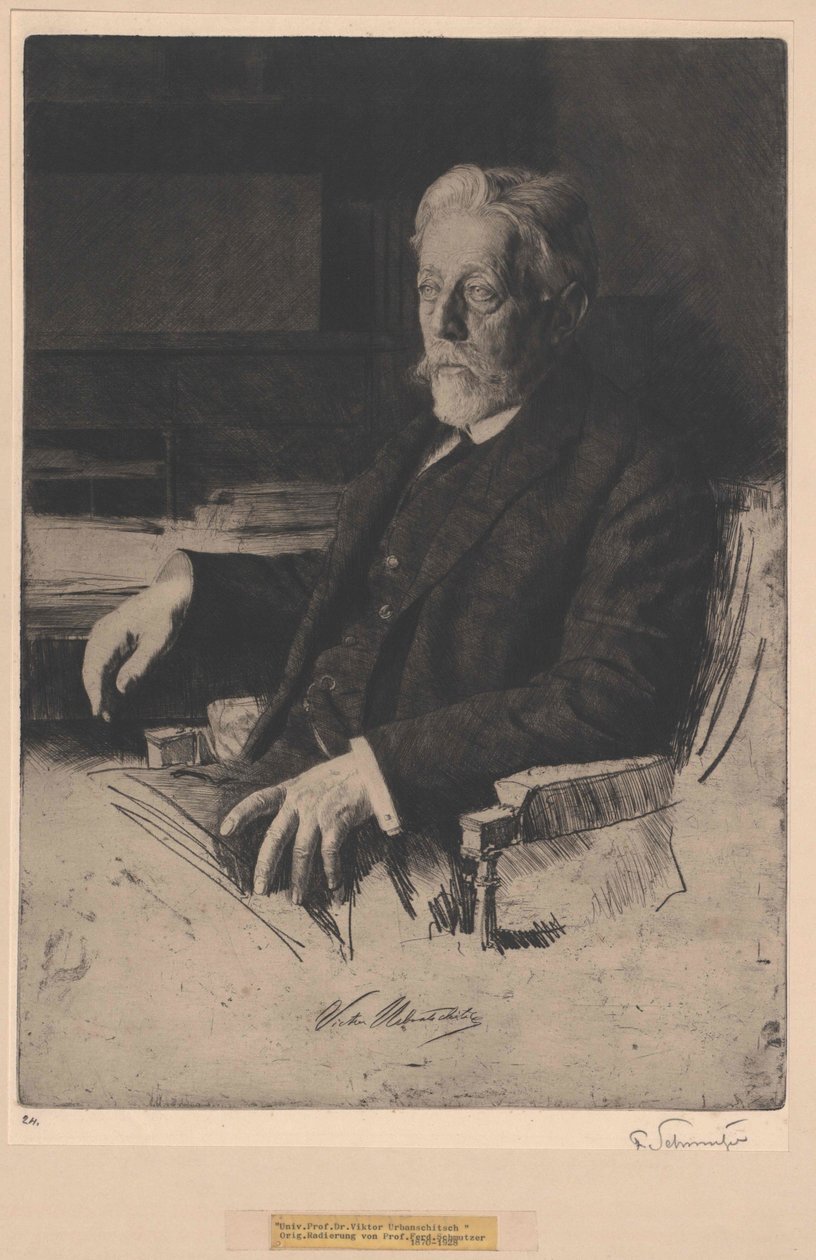 Victor Urbantschitsch by Artist Unknown
