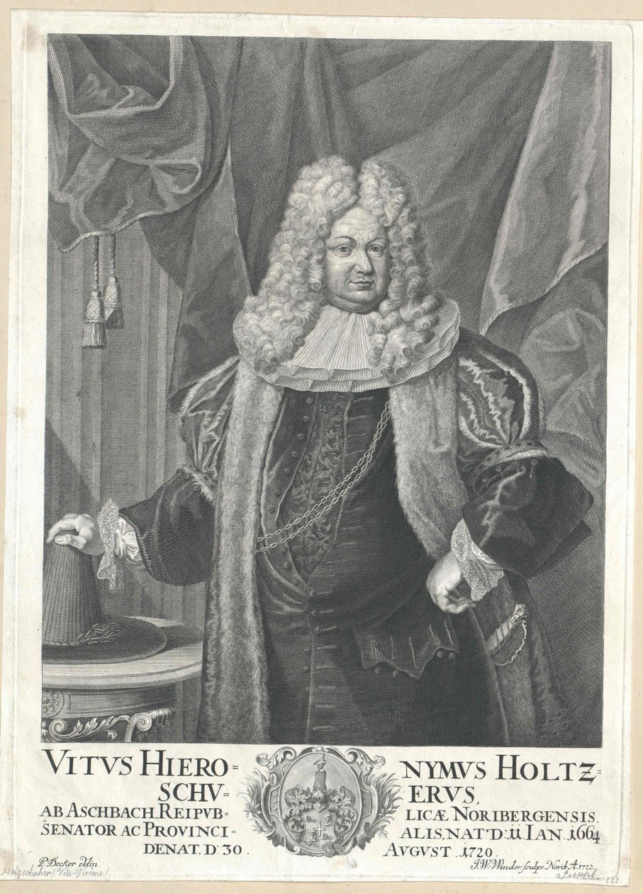 Vitus Jerome Holzschuher von Aspach by Artist Unknown