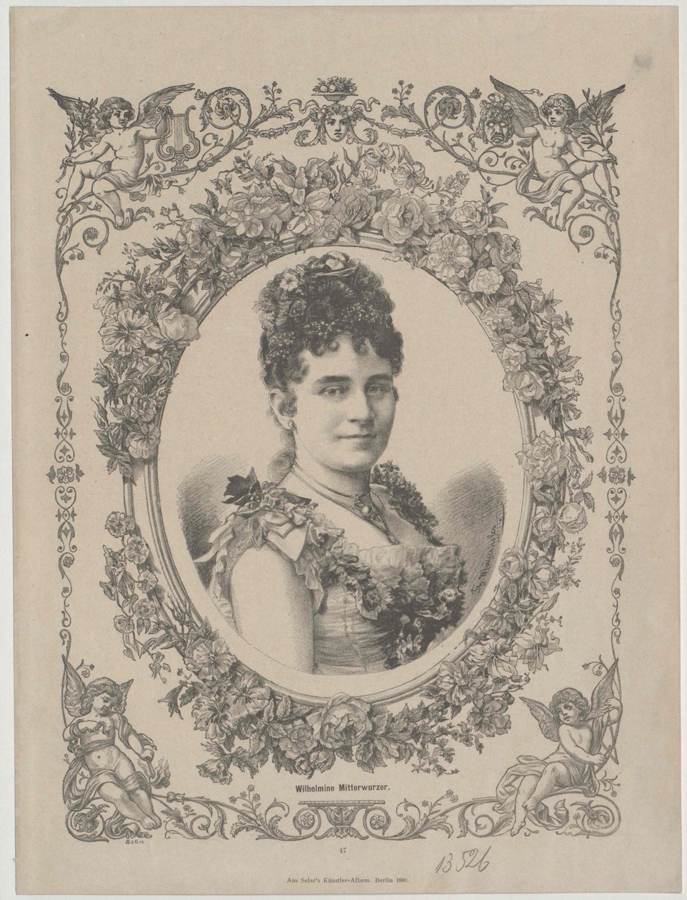 Wilhelmine Mitterwurzer by Artist Unknown