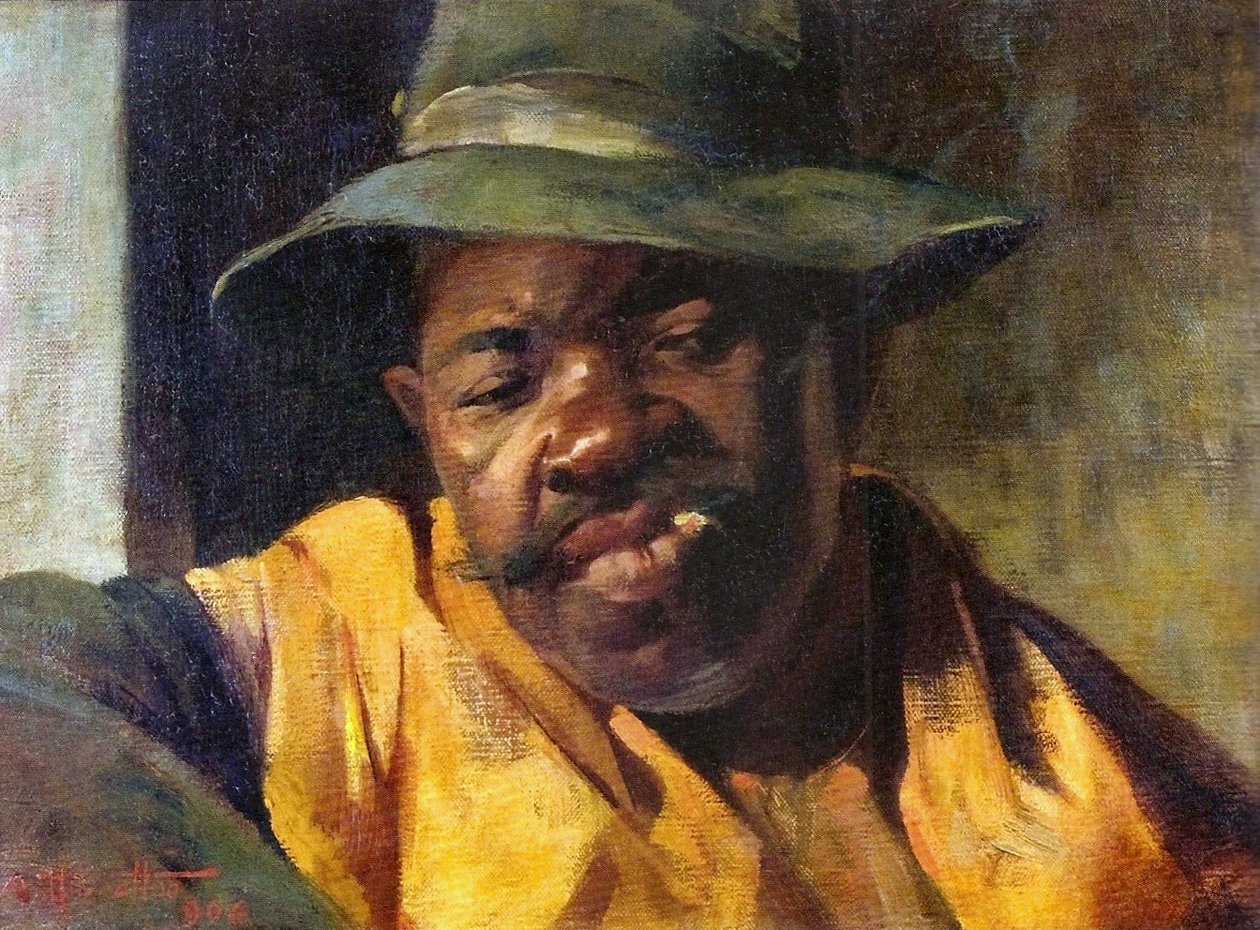 Portrait of a Black Man by Artur Timoteo da Costa