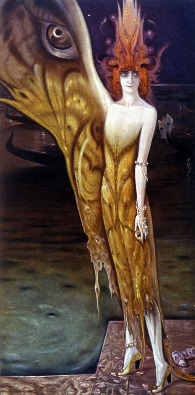Portrait of the Marchesa (Marquise) Luisa Casati, by Arturo Martini in 1912 by Arturo Martini