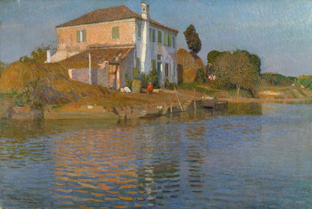 Island in front of Torcello by Arturo Noci