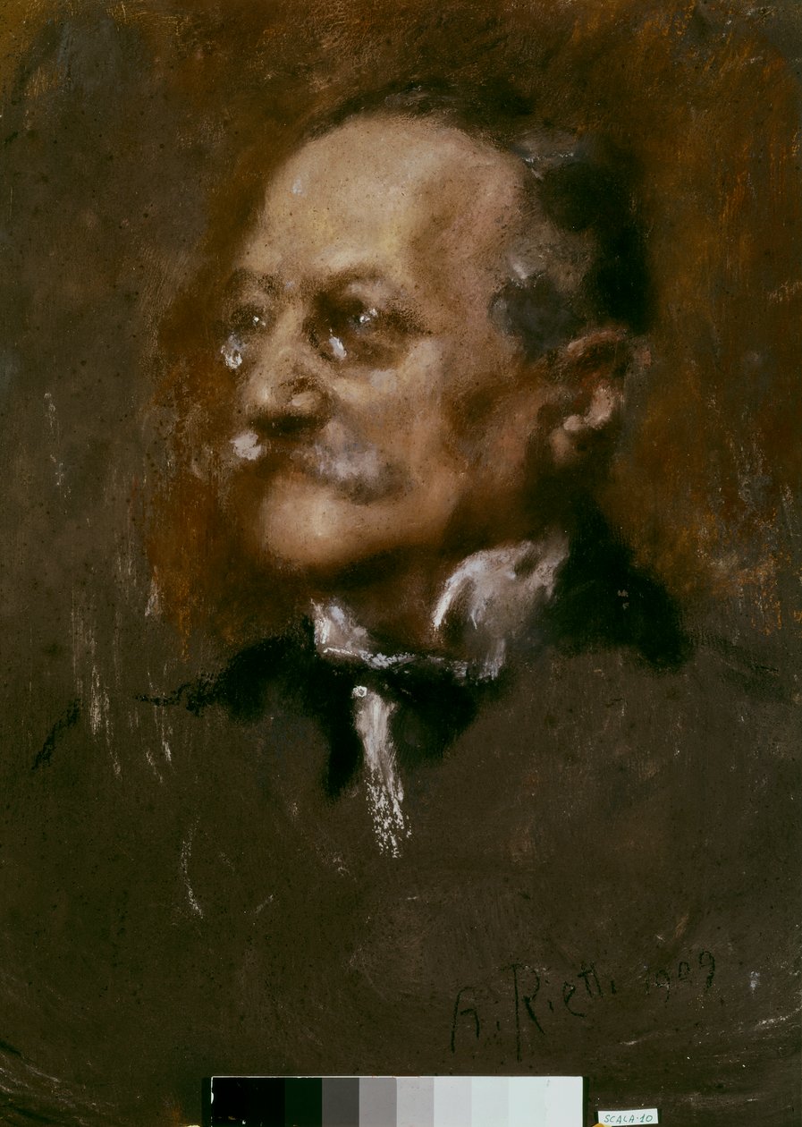 Portrait of Arrigo Boito by Arturo Rietti