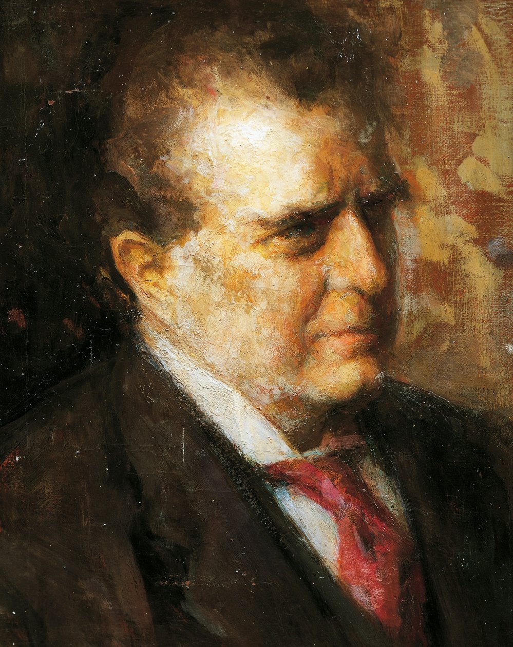 Portrait of Pietro Mascagni by Arturo Rietti
