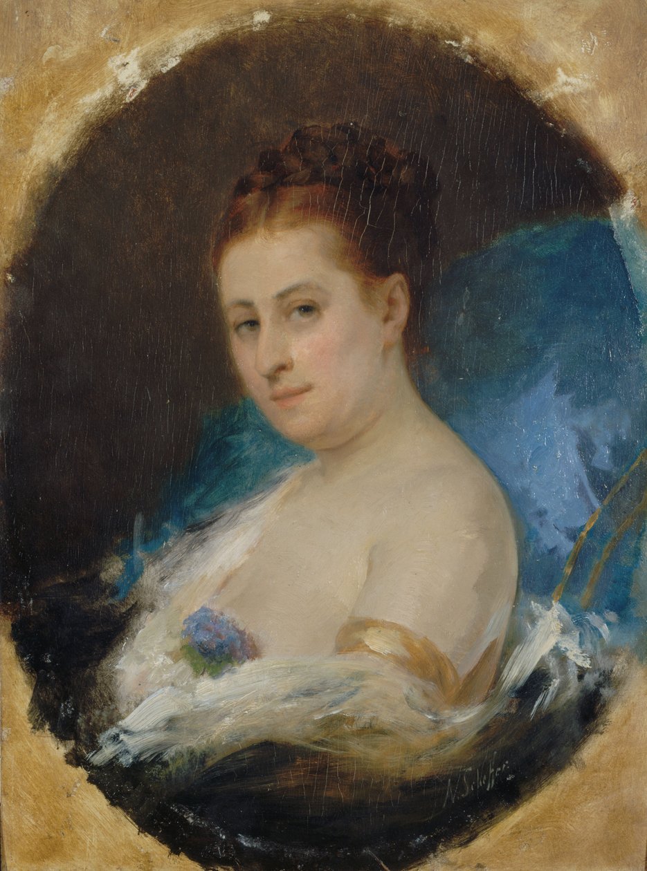 Portrait of the actress Adelaide Ristori, 1822-1906, ca. 1857 by Ary Arnold Scheffer