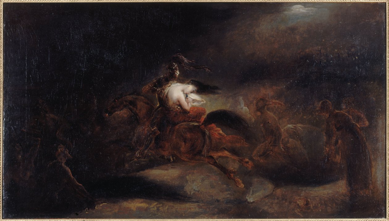 Lenore, the Dead Travel Fast by Ary Scheffer
