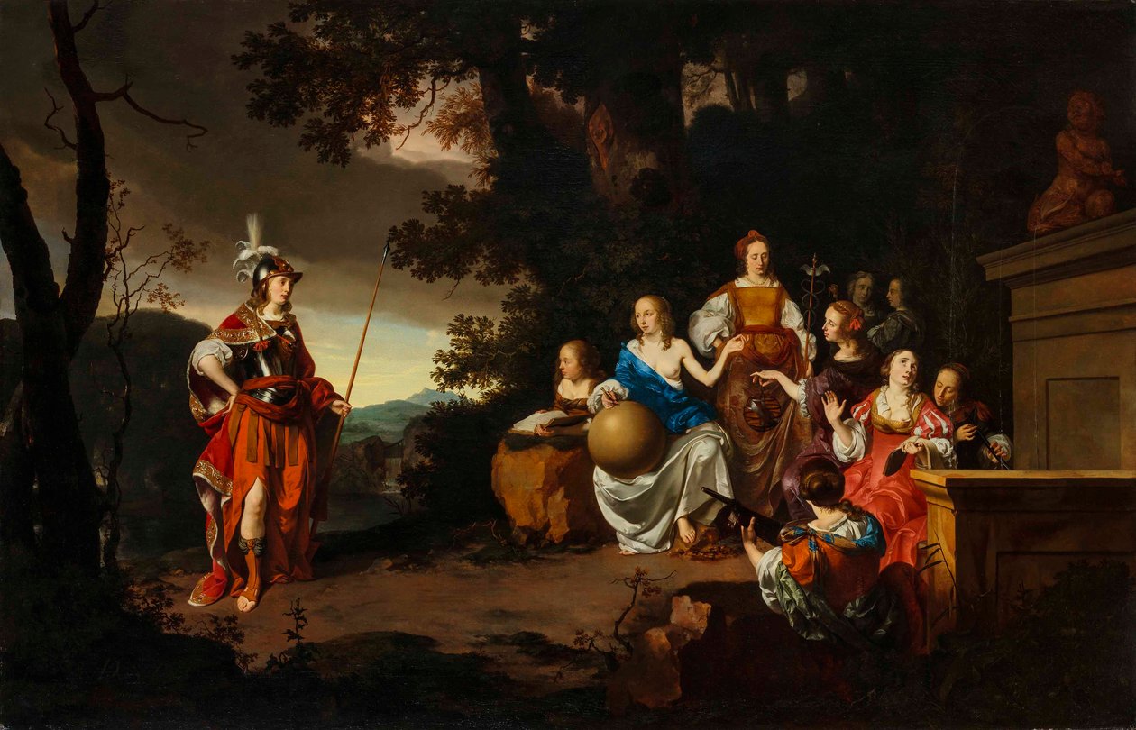 Ary de Vois Minerva Muses by Ary de Vois