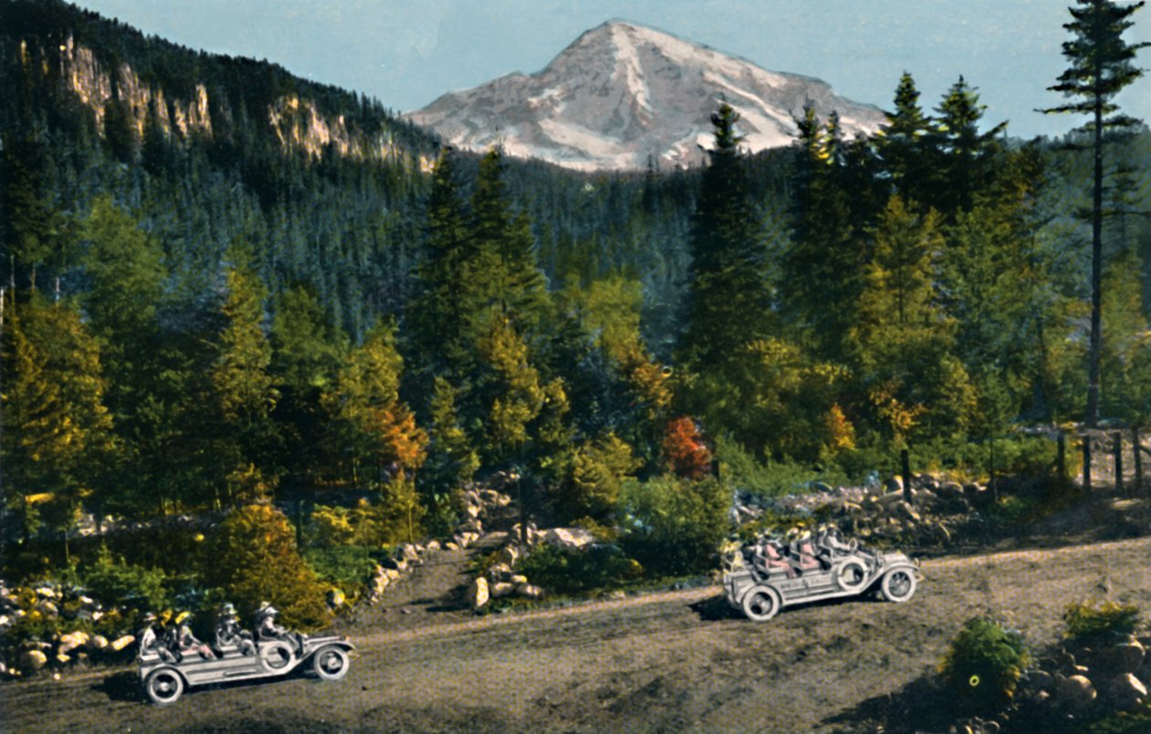 Mt. Rainier from National Park Inn by Asahel Curtis