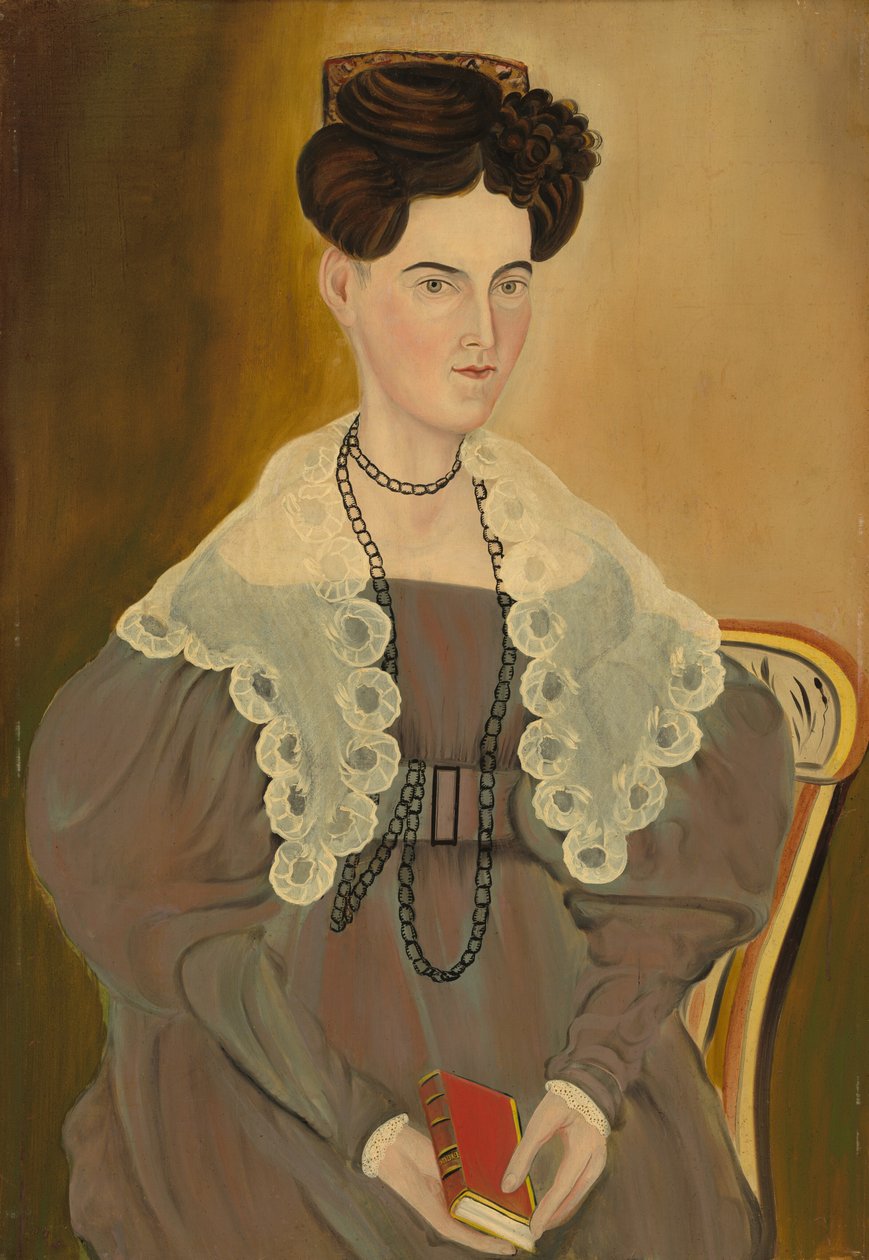 Hannah Fisher Stedman, 1833 by Asahel Powers