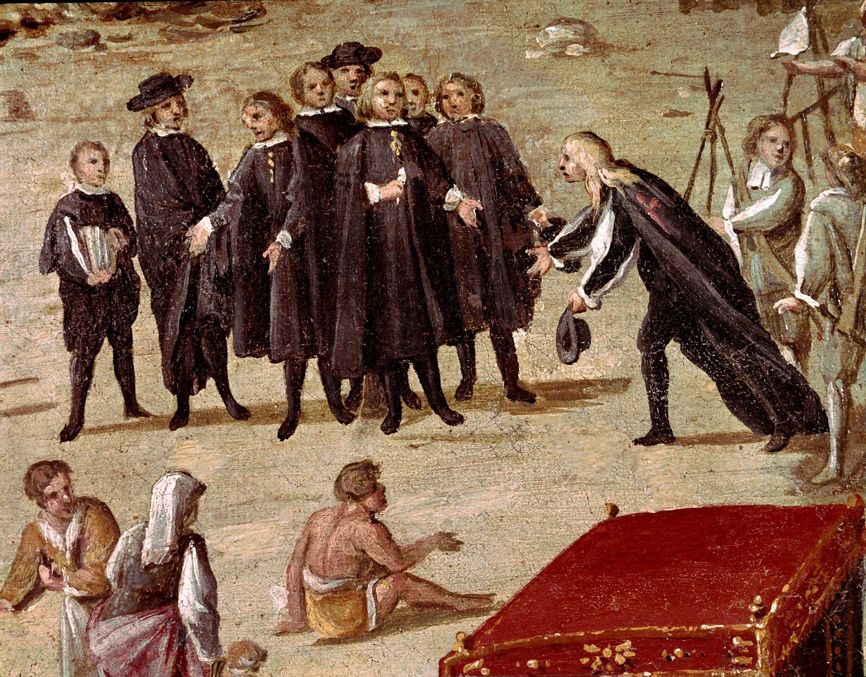 Court of the Vicaria in Naples during the Revolution of Masaniello (detail) by Ascanio Luciani