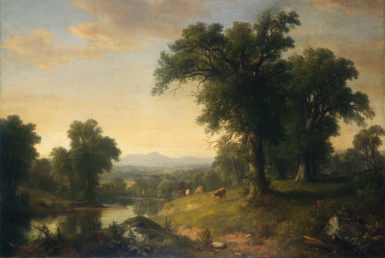 A Pastoral Scene by Asher Brown Durand