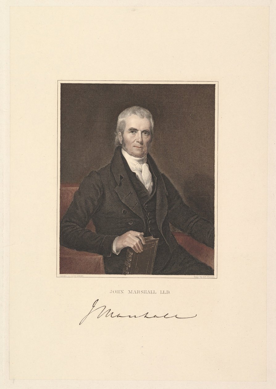 Chief Justice John Marshall, 1833 by Asher Brown Durand