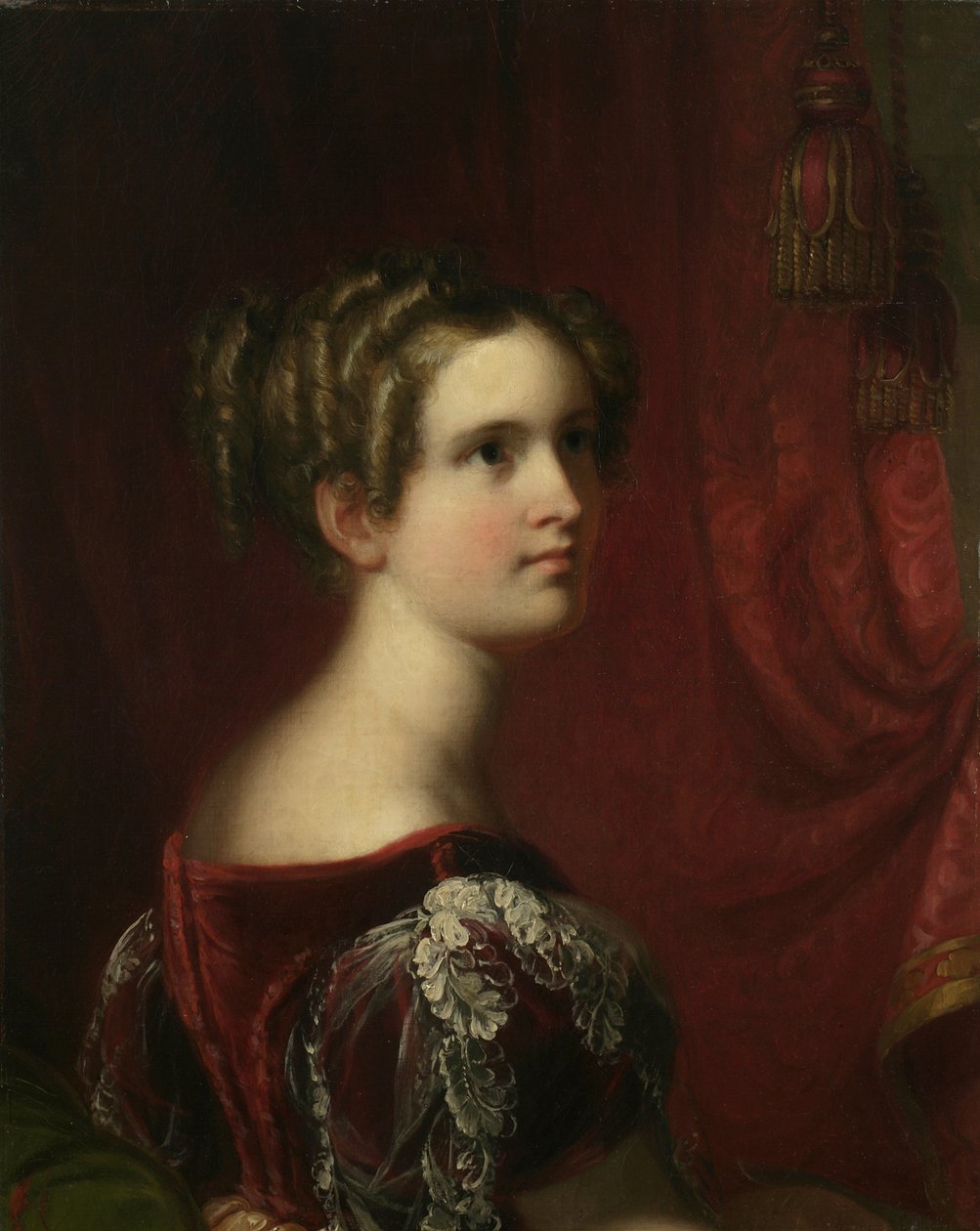 Ideal Head: A Suggestion from Life, 1836 by Asher Brown Durand