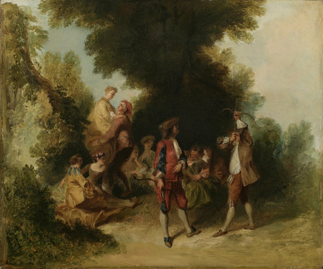 Manhood, after Nicholas Lancret, 1840 by Asher Brown Durand