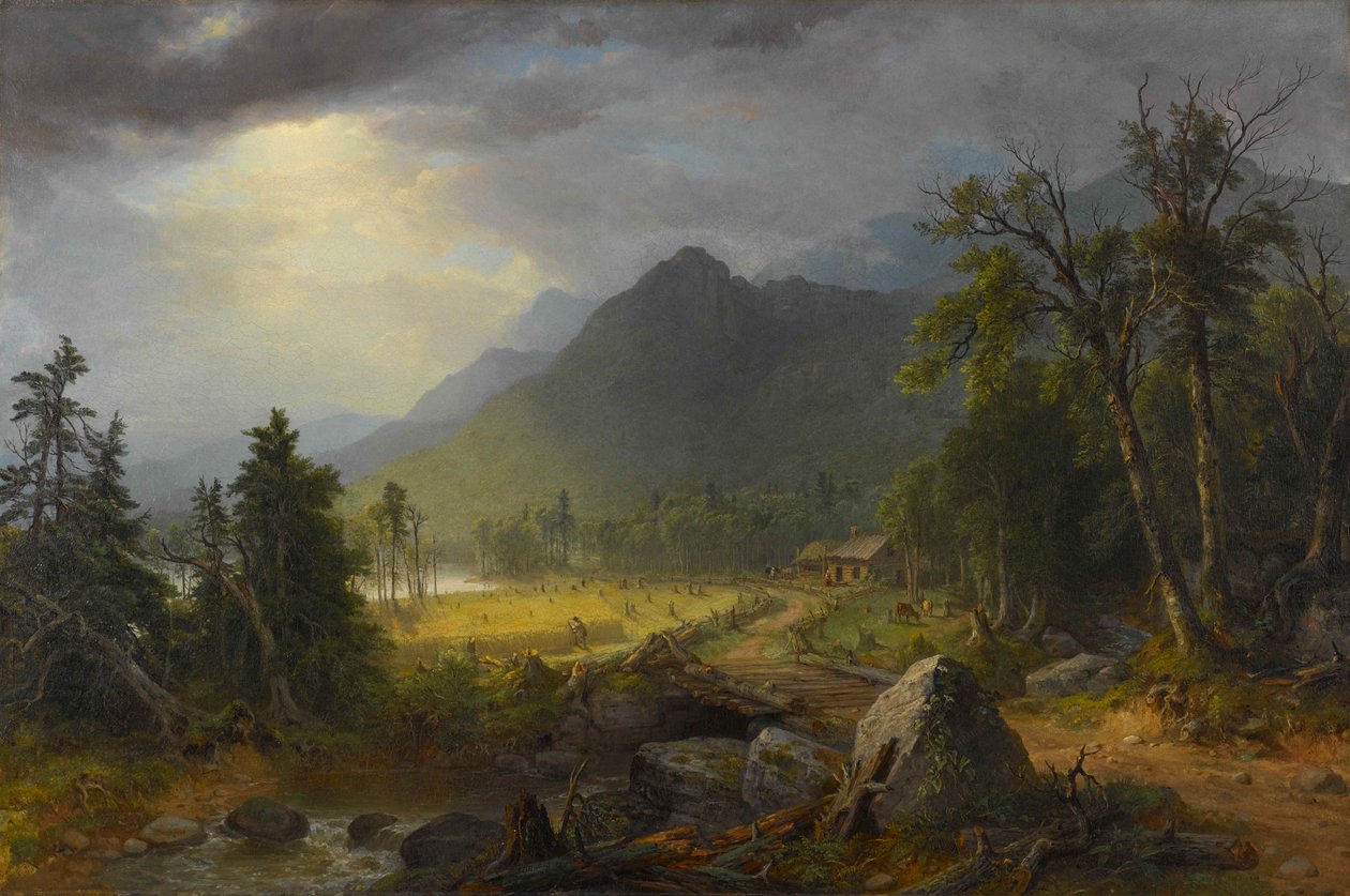 The First Harvest in the Wilderness by Asher Brown Durand