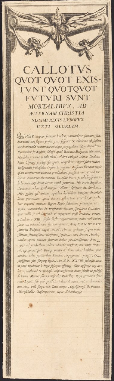 The Siege of La Rochelle (plate 8 of 16) by Assistant of Jacques Callot