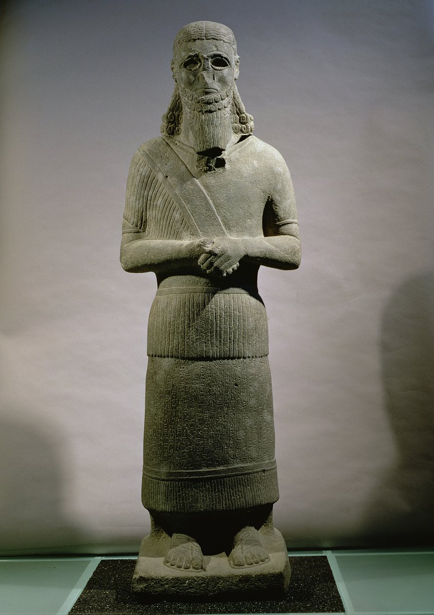 Statue dedicated to the god Haddad-Yishi by Assyrian