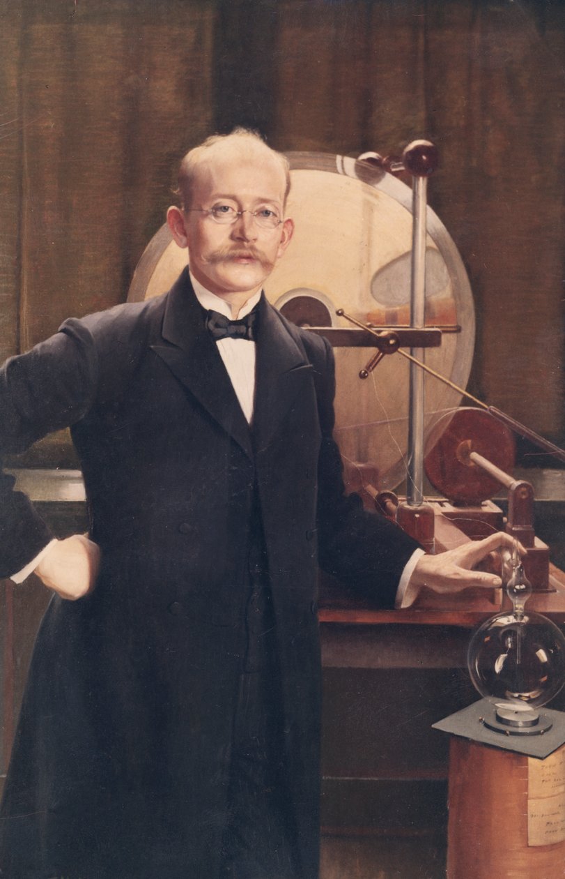 Portrait of Kristian Birkeland, Norwegian Scientist and Industrialist by Asta Nørregaard