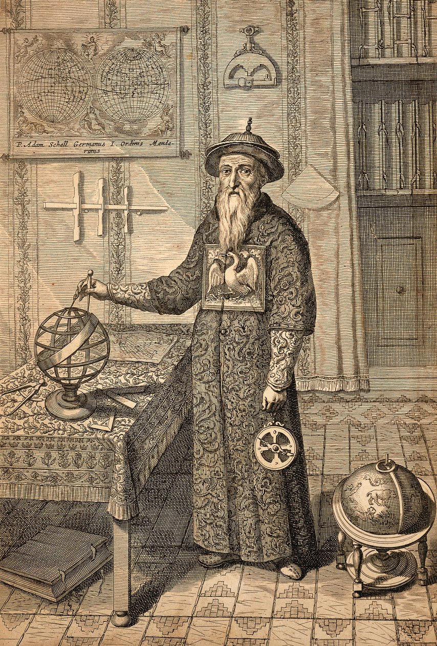 Jesuit Johann Adam Schall von Bell, Predecessor of Ferdinand Verbiest ...