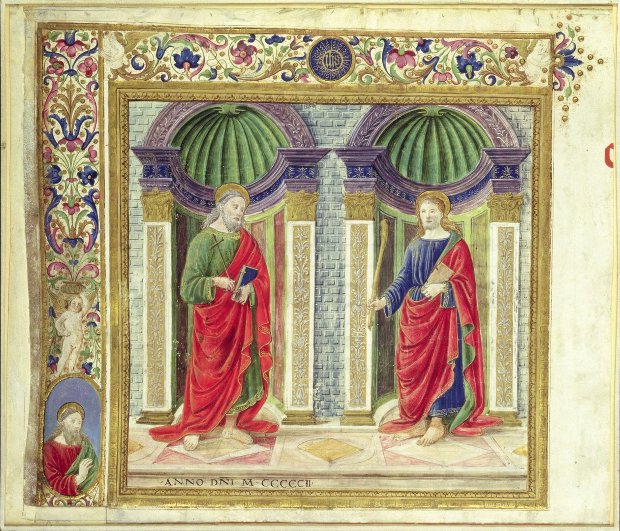 St. Andrew and St. James the Minor, 1502 by Attavante di Gabriello di Vanti di Bartolo