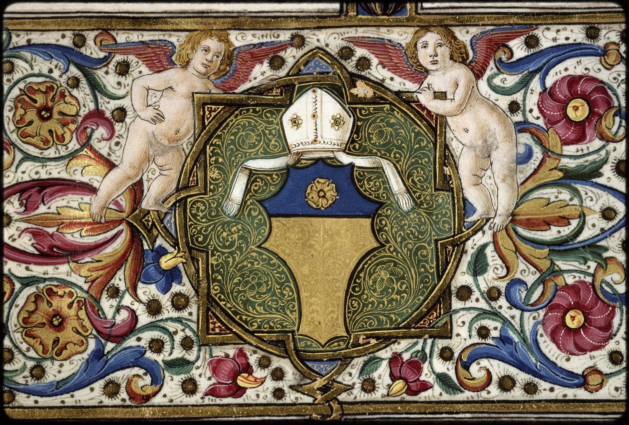 Missal of Thomas James: Detail of the Patron