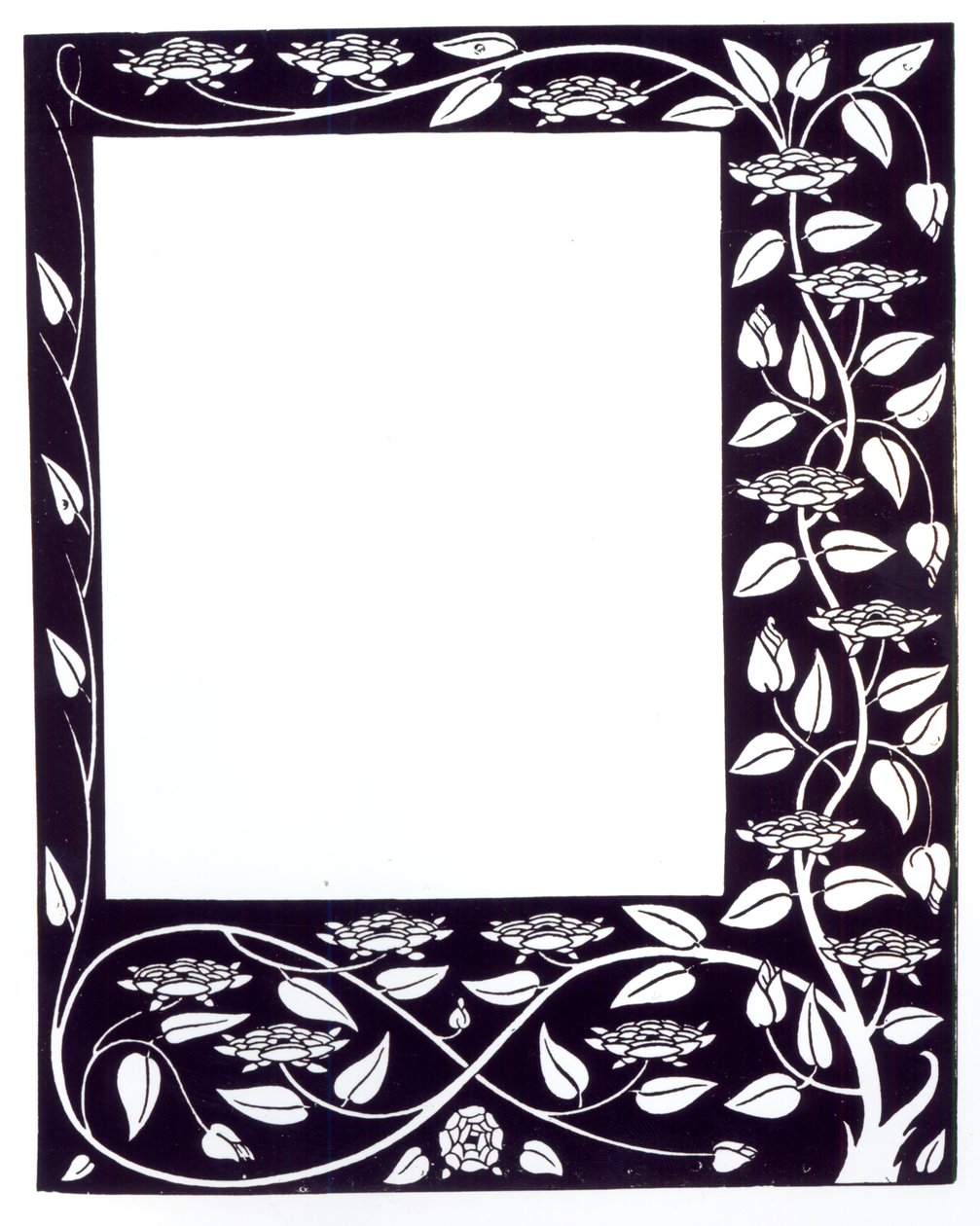 Border design, from 'Le Morte d'Arthur' by Aubrey Beardsley