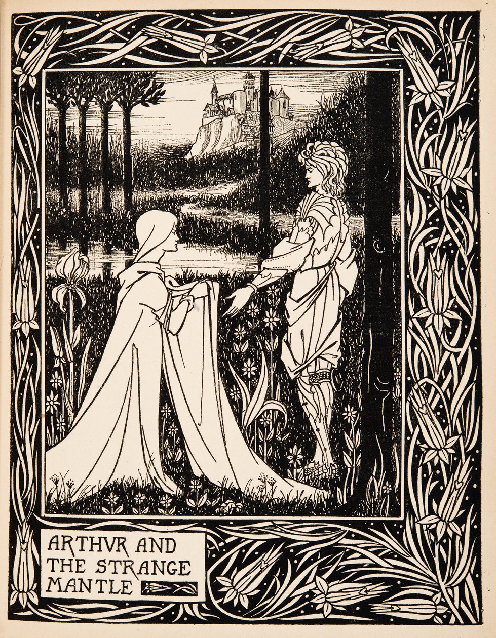Arthur and the Strange Mantle by Aubrey Beardsley