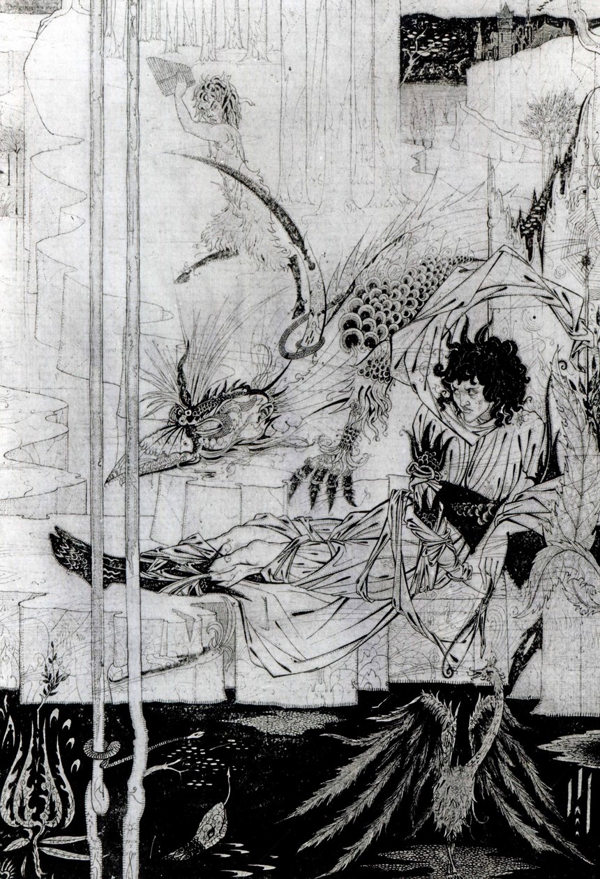 Now King Arthur Saw the Questing Beast and Thereof Had Great Marvel, from 