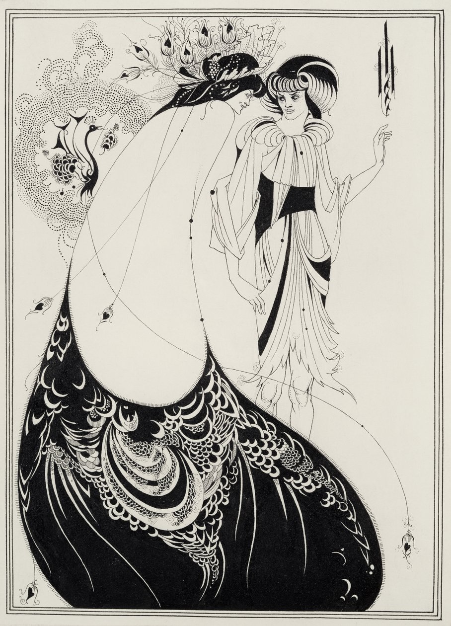 The Peacock Skirt, Illustration for the English Edition of 