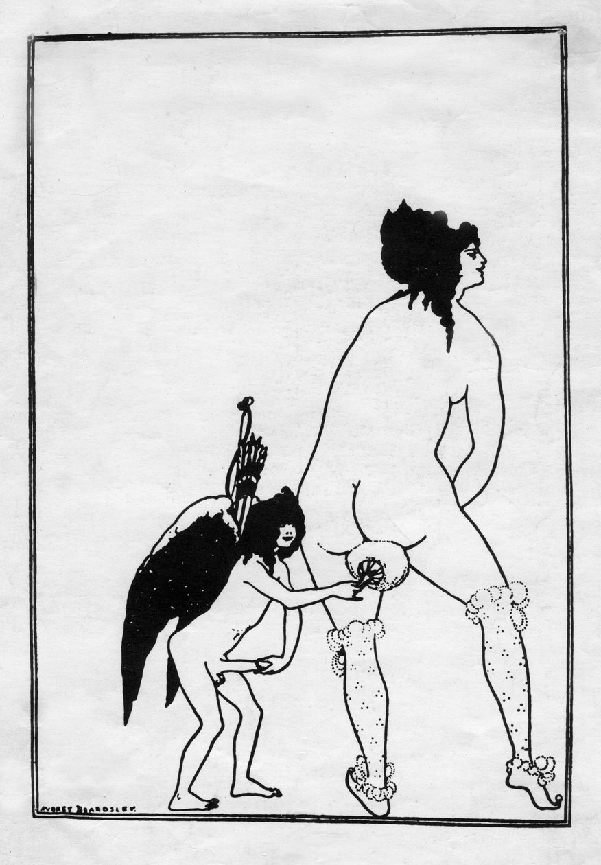The Toilet of Lampito, 1896 by Aubrey Beardsley