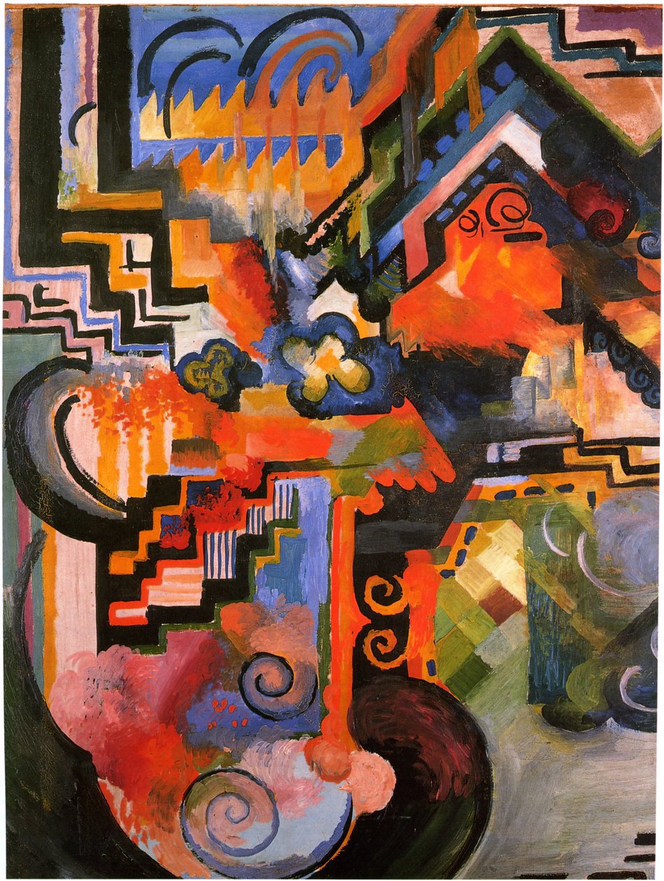 Colored Composition by August Macke