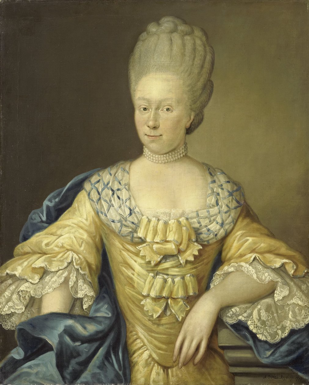Adriana Johanna van Heusden, Wife of Johan Arnold Zoutman by August Christian Hauck