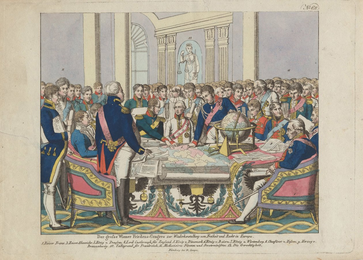 The Congress of Vienna by August Friedrich Andreas Campe