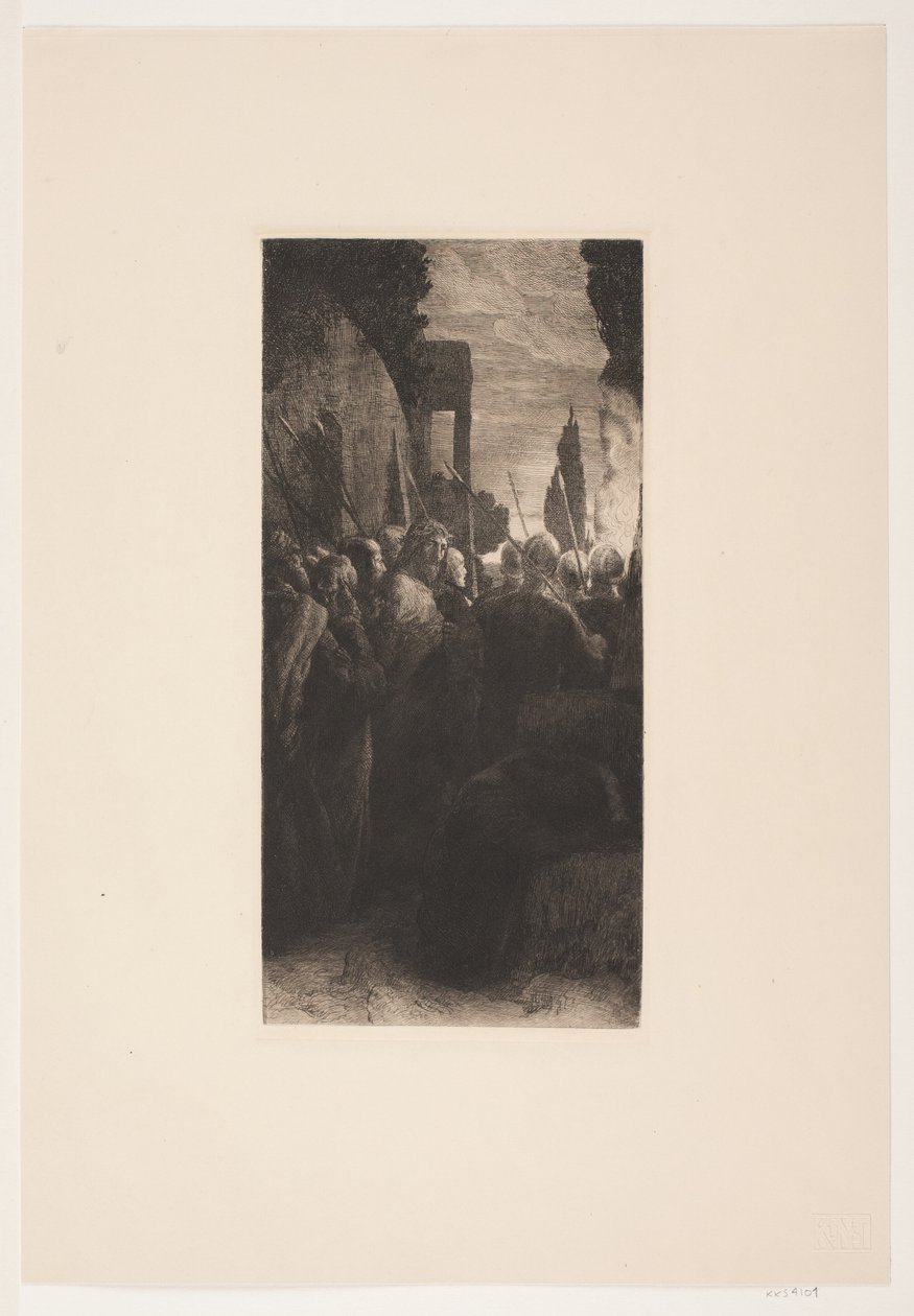 Jesus Before the Judges by August Jerndorff