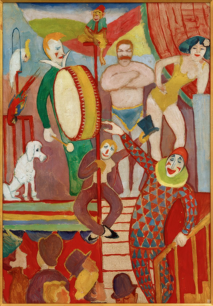 Circus World I by August Macke