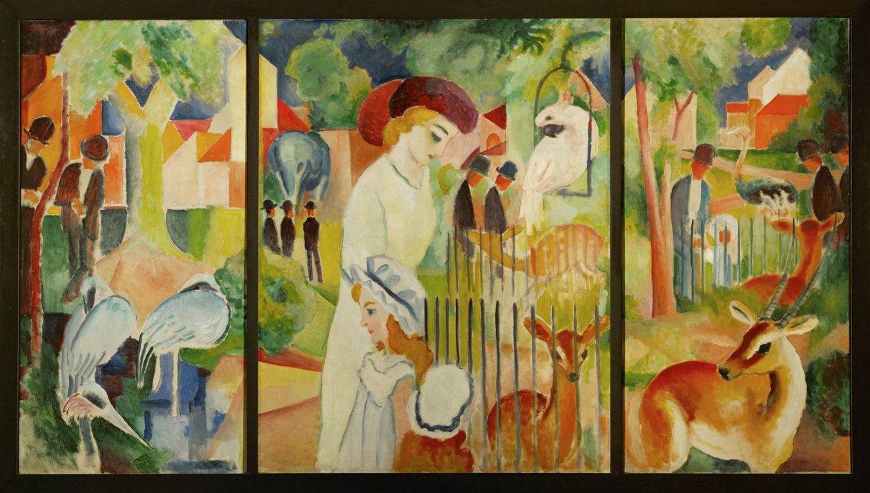 Great Zoological Garden by August Macke