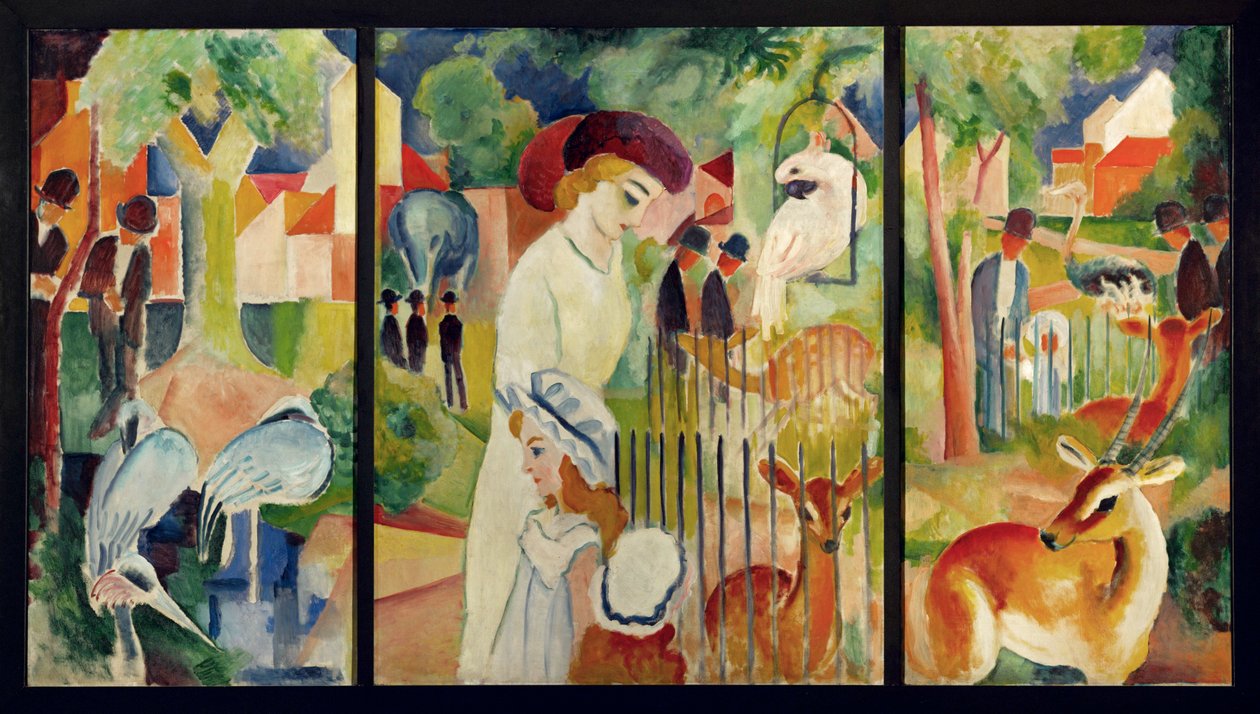 Great Zoological Garden by August Macke