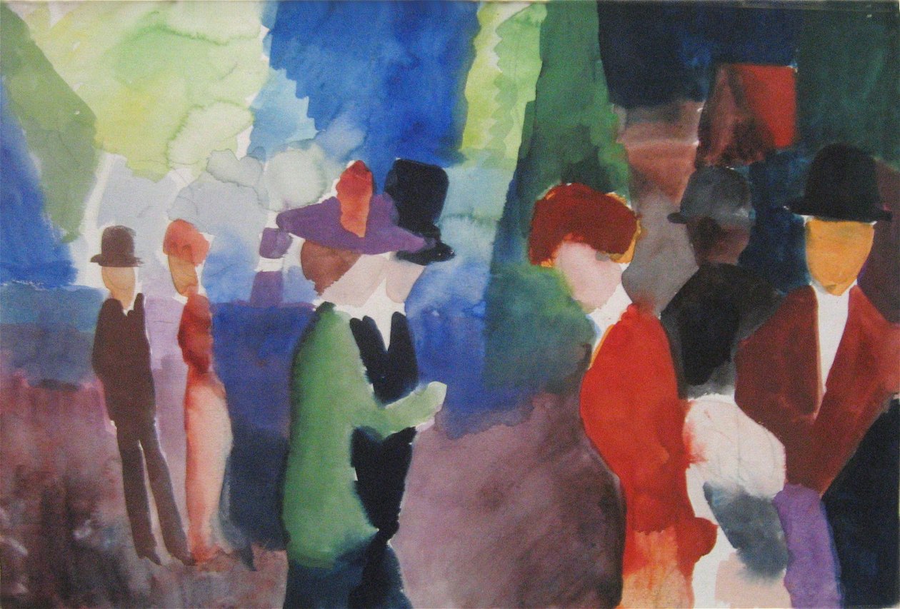 People Meeting by August Macke