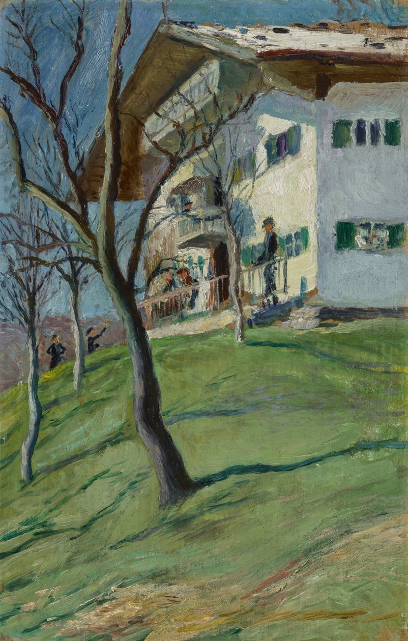 Our Little House in Tegernsee by August Macke