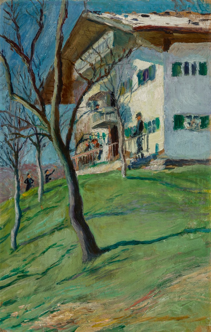 Our Little House in Tegernsee by August Macke