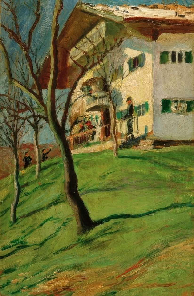 Our Little House in Tegernsee by August Macke