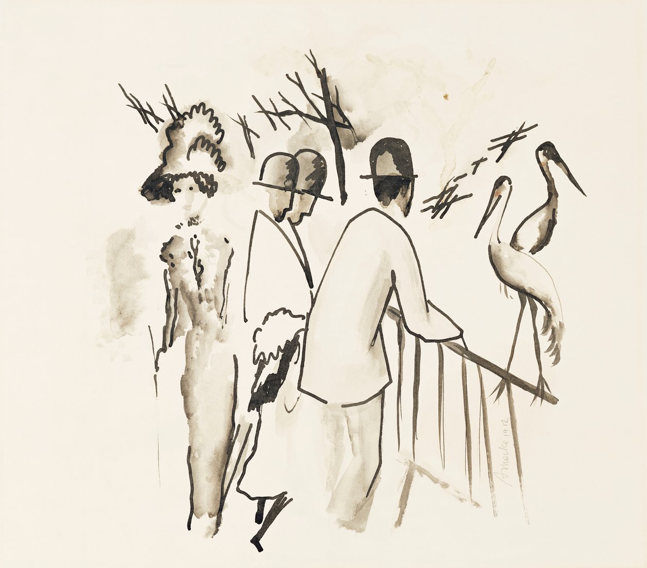 Zoological Garden II, 1912 by August Macke
