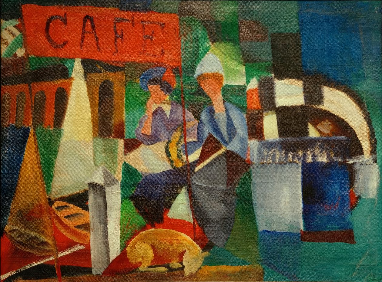 Two Ladies in a Café by August Macke