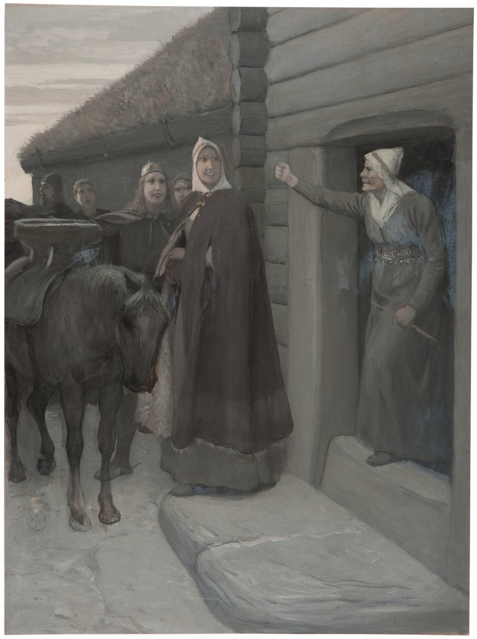 Illustration for Njal’s Saga by August Malmström