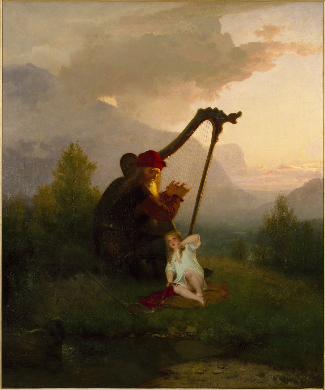 King Heimer and Aslog by August Malmström