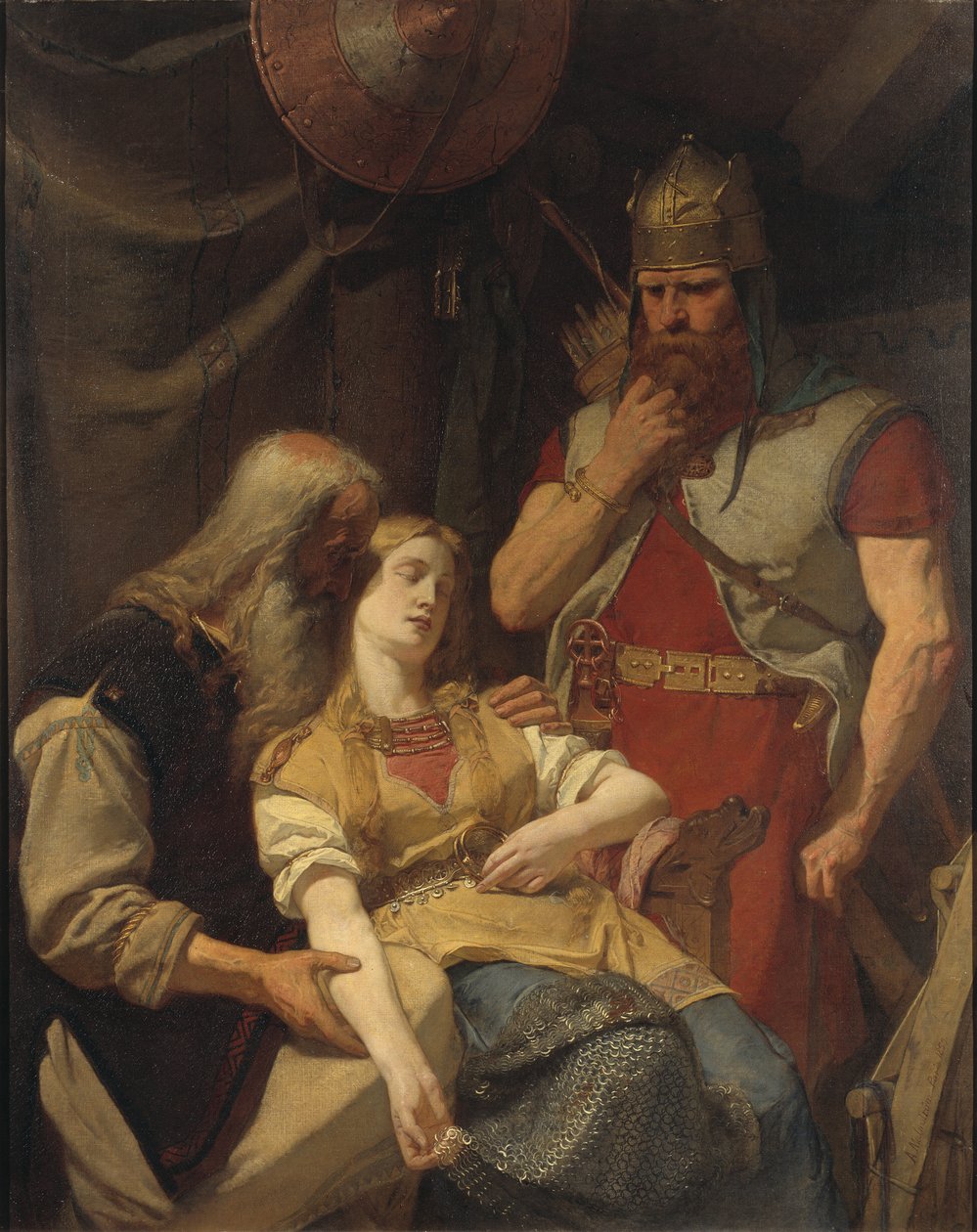 Oervar-Oddr Informs Ingeborg about Hjalmar