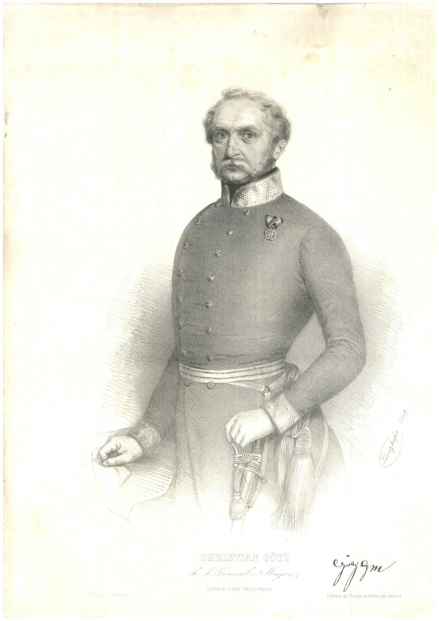 Christian Götz (1783-1849) by August Prinzhofer