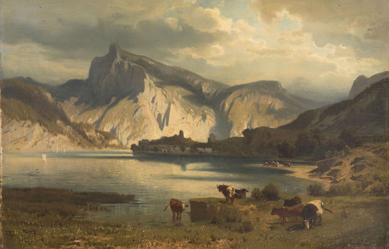 Landscape with a Lake by August Schaeffer von Wienwald